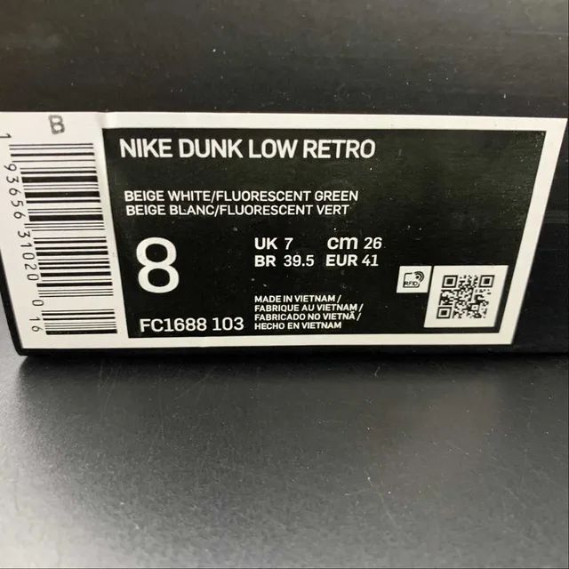 Tênis Nike dunk low retro 
