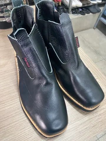 Bota de couro 