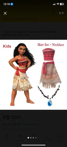 Fantasia Moana em Oferta