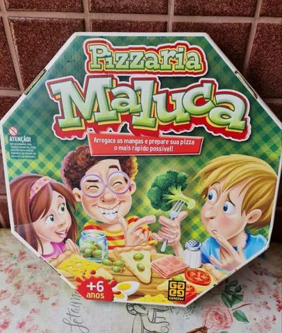 Dois clássicos jogos de tabuleiro: Pizzaria Maluca (Gro