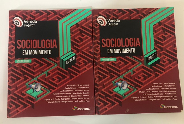 Livros Sociologia em Movimento da Moderna