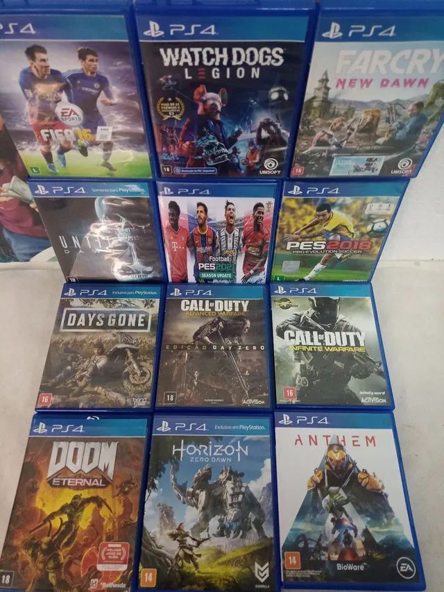 Jogos PS4 (MÍDIA FÍSICA - ORIGINAIS) - Videogames - Parque João Braz -  Cidade Industrial, Goiânia 1250797355