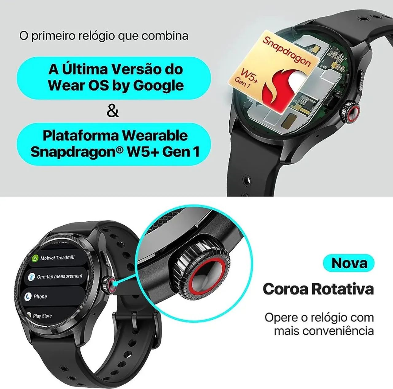 Fitness Tracker Ticwatch Pro Olx Relógio Inteligente Mobvoi