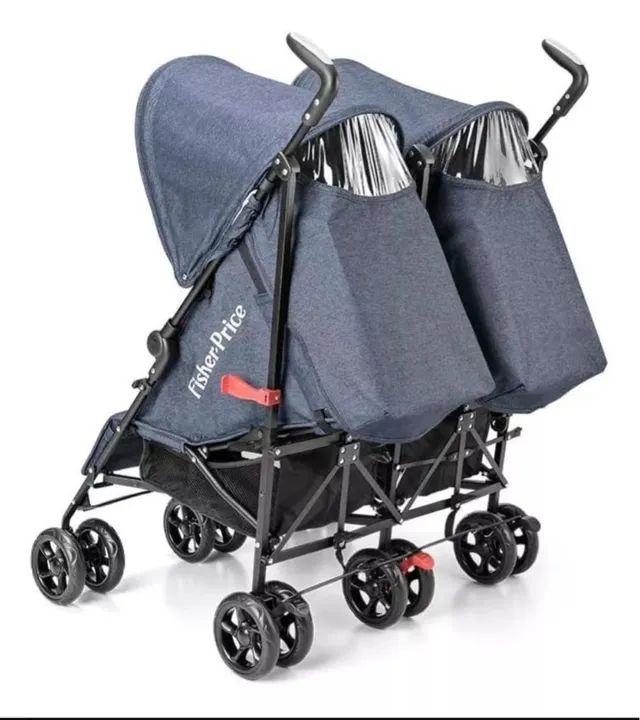 Carrinho para gêmeos Fisher Price - Foto 2