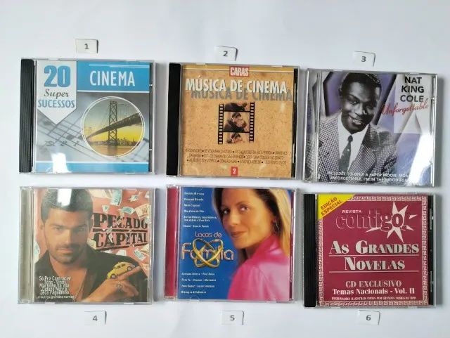 KIT 6 CD MUSICA