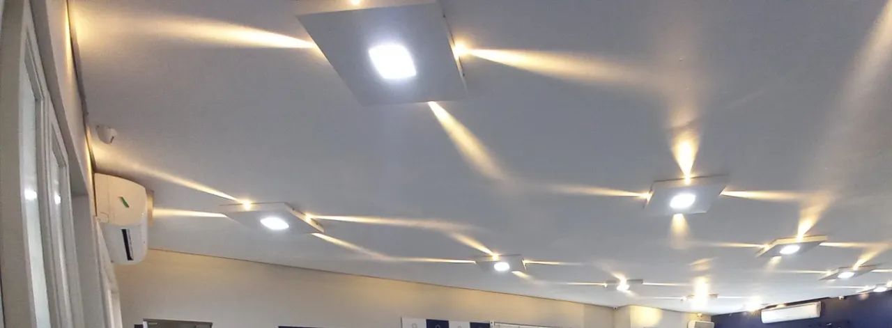 Luminária Led formato Diamante de Sobreporadicionais64315287413251121