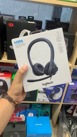 Headset Logitech H390 - Novo Lacrado - Parcelamos Sem Juros
