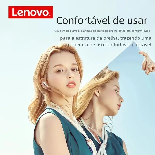 Fone Bluetooth Lenovo LP40, TWS, Touch, Game, Academia  - Foto 3
