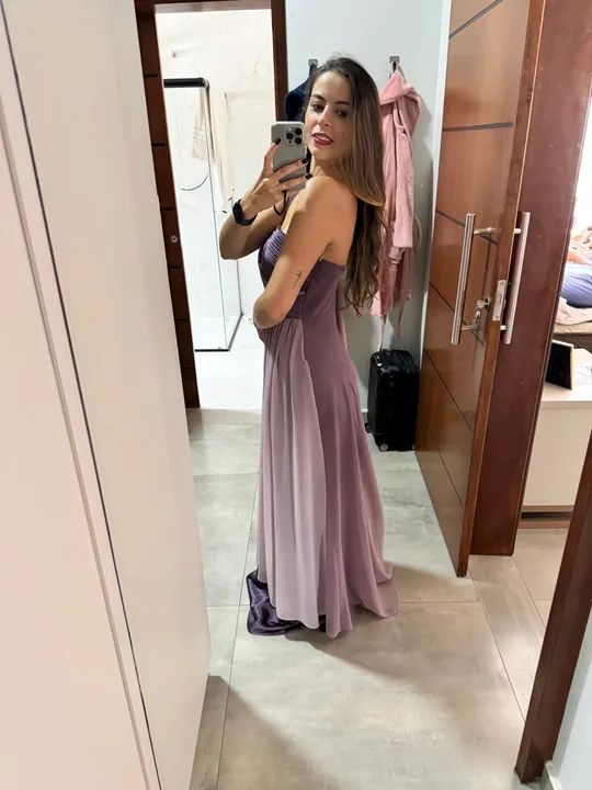 Vestido de Festa - Usado 1 Vez - Tamanho P - Foto 5