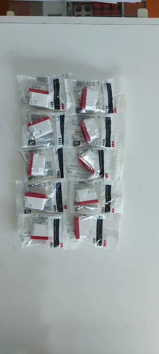 Módulo para tomada 10A (vermelha) - 10 peças