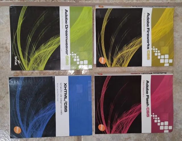 Kit Livros Senac Adobe Fireworks Dreamweaver Flash Xhtml Css CS5