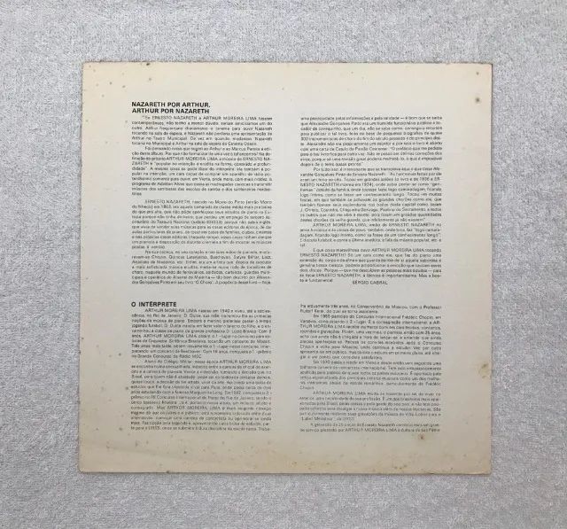 Disco de Vinil Arthur Moreira Lima - Interpreta Ernesto Nazareth - Foto 4
