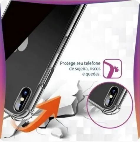 Capinha Anti Impacto Transparente Compatível iPhone 7 8 - Foto 5