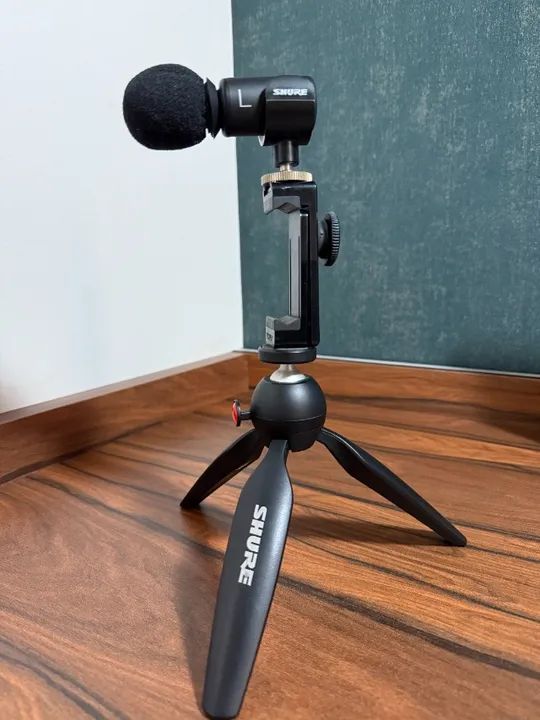 Kit De Vídeo Shure Mv88+ Microfone Para Ios E Android