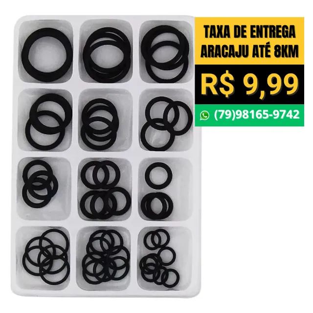 Anel De Borracha O'ring Reparo Registro Torneira Kit 50 Pçs - Novo - Foto 3