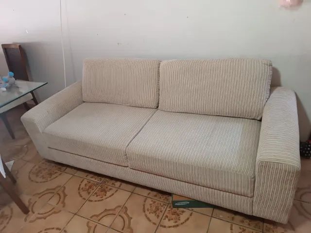 Sofa 2 e 3 lugares em chinile - Foto 2