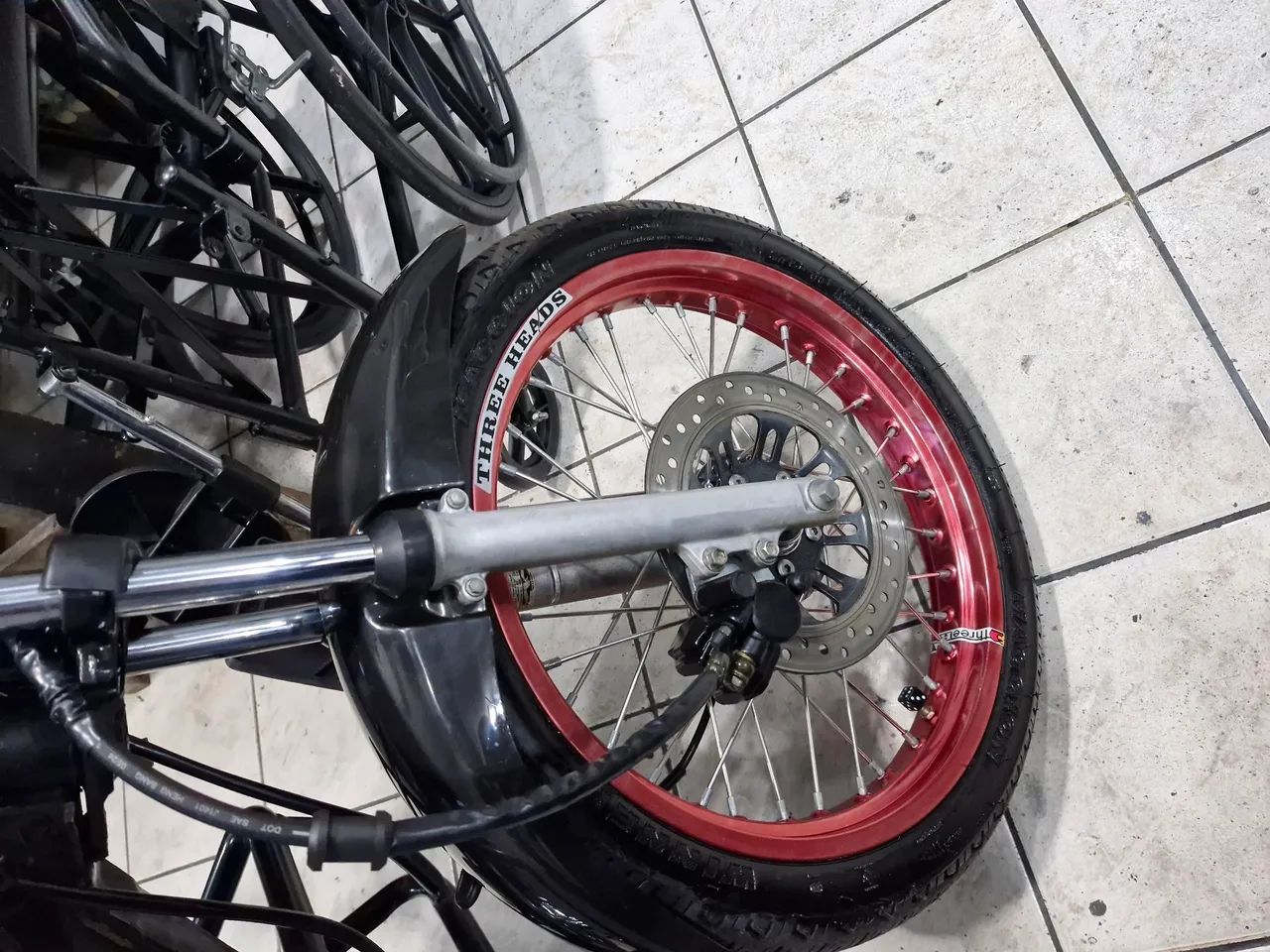 Honda CG 125 Fan - 2006 - Preta - Foto 15