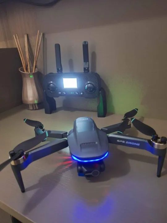 Drone l200 pro + 3 baterias + cartão 128gb gimbal 2 eixos gravação 2.7k gps - Foto 3