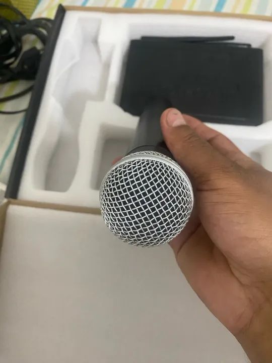 Microfone Sem Fio Profissional Vokal  - Foto 2