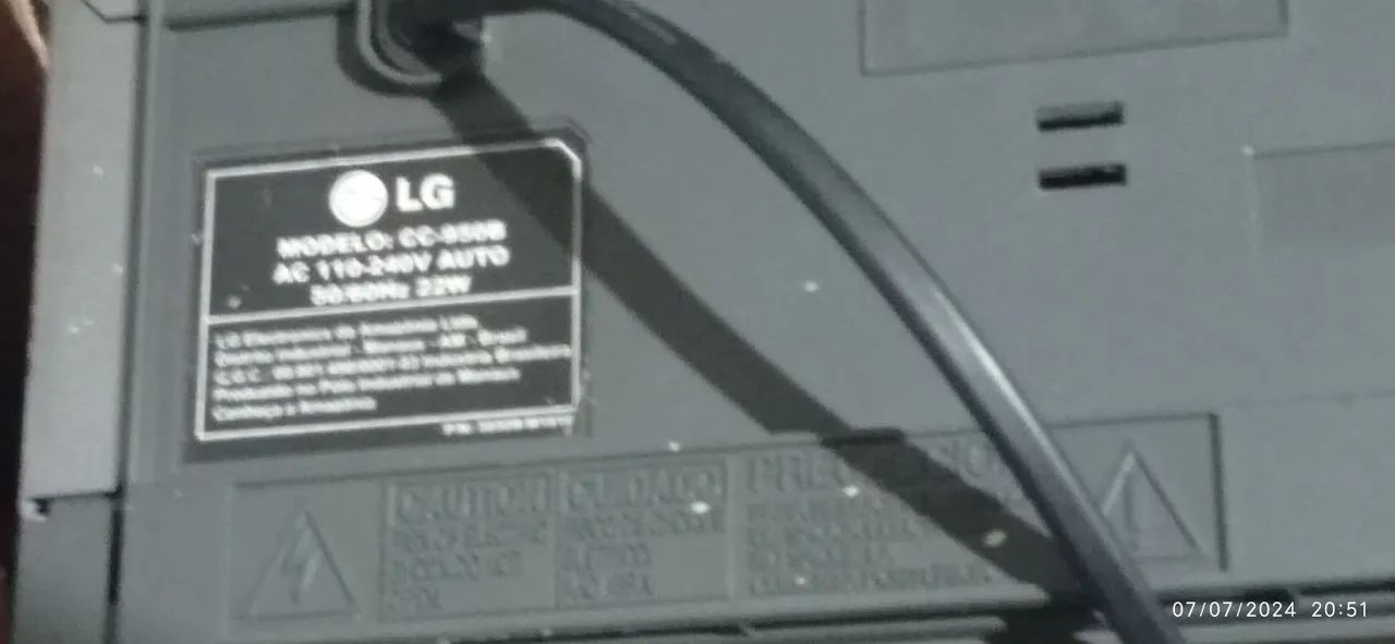 Vhs Lg CC950B hi-fi stereo cinemaster millennium - Foto 5