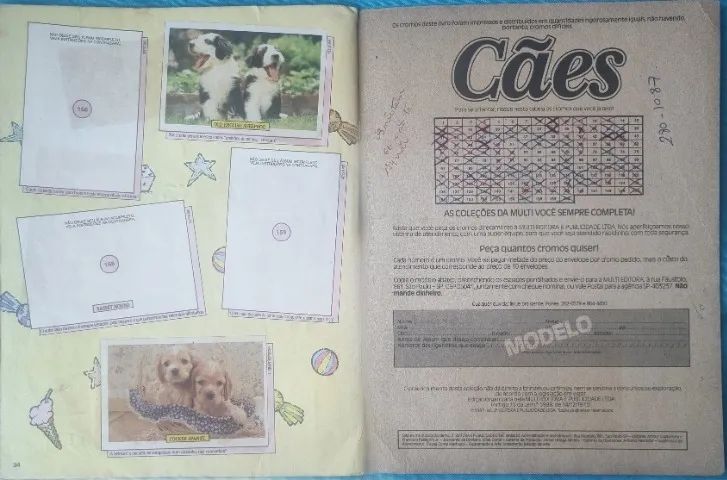 Álbum - Cães (1987) Incompleto - Foto 3