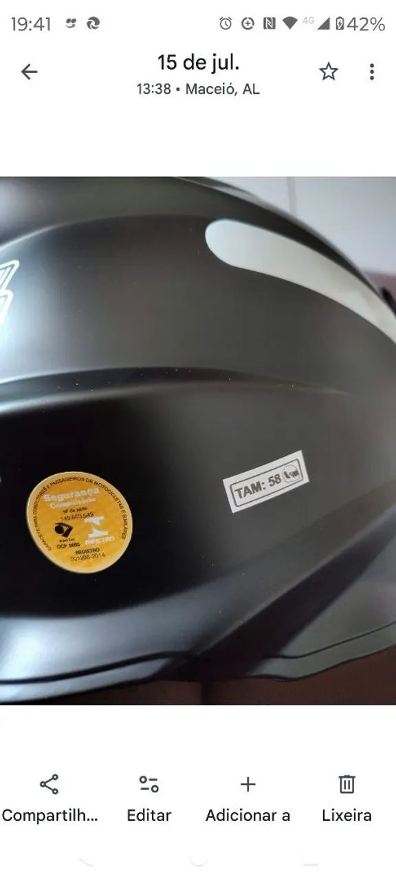 Capacete Pro Tork - Foto 5