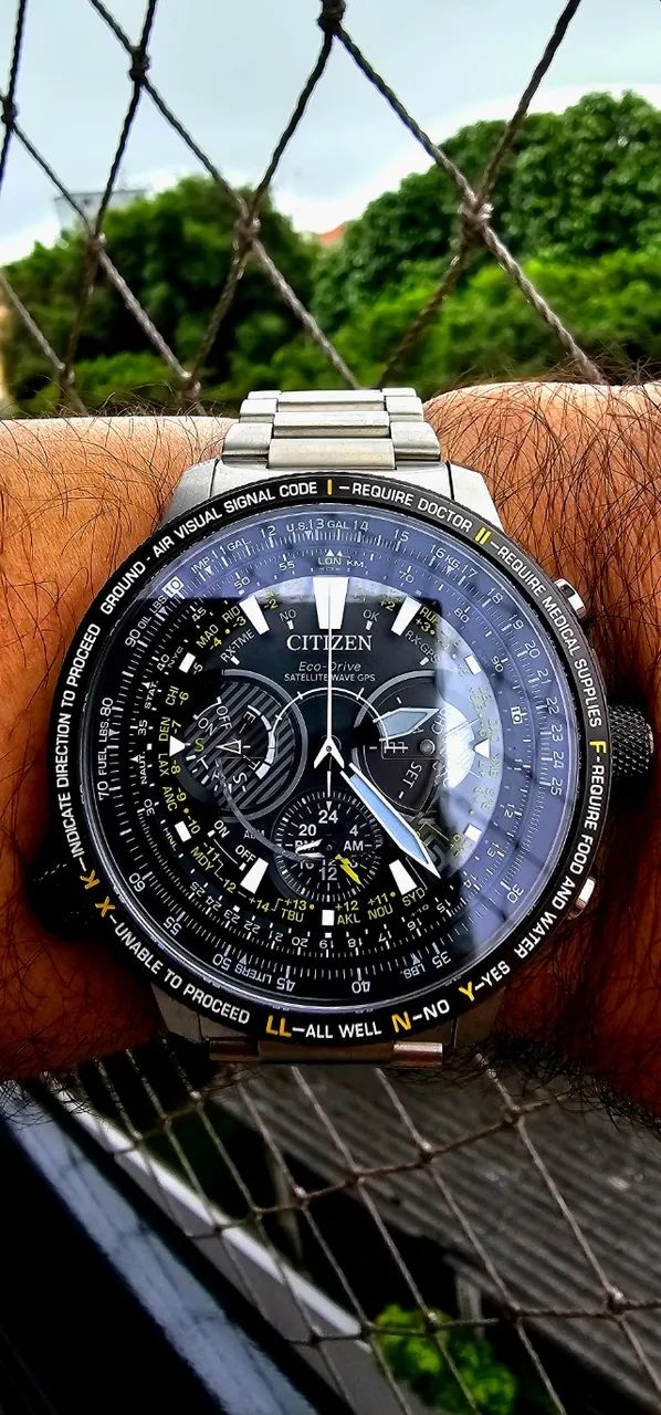 Relógio Citizen Promaster Sky Satellite Wave GPS (CC7014-82E) - Foto 3