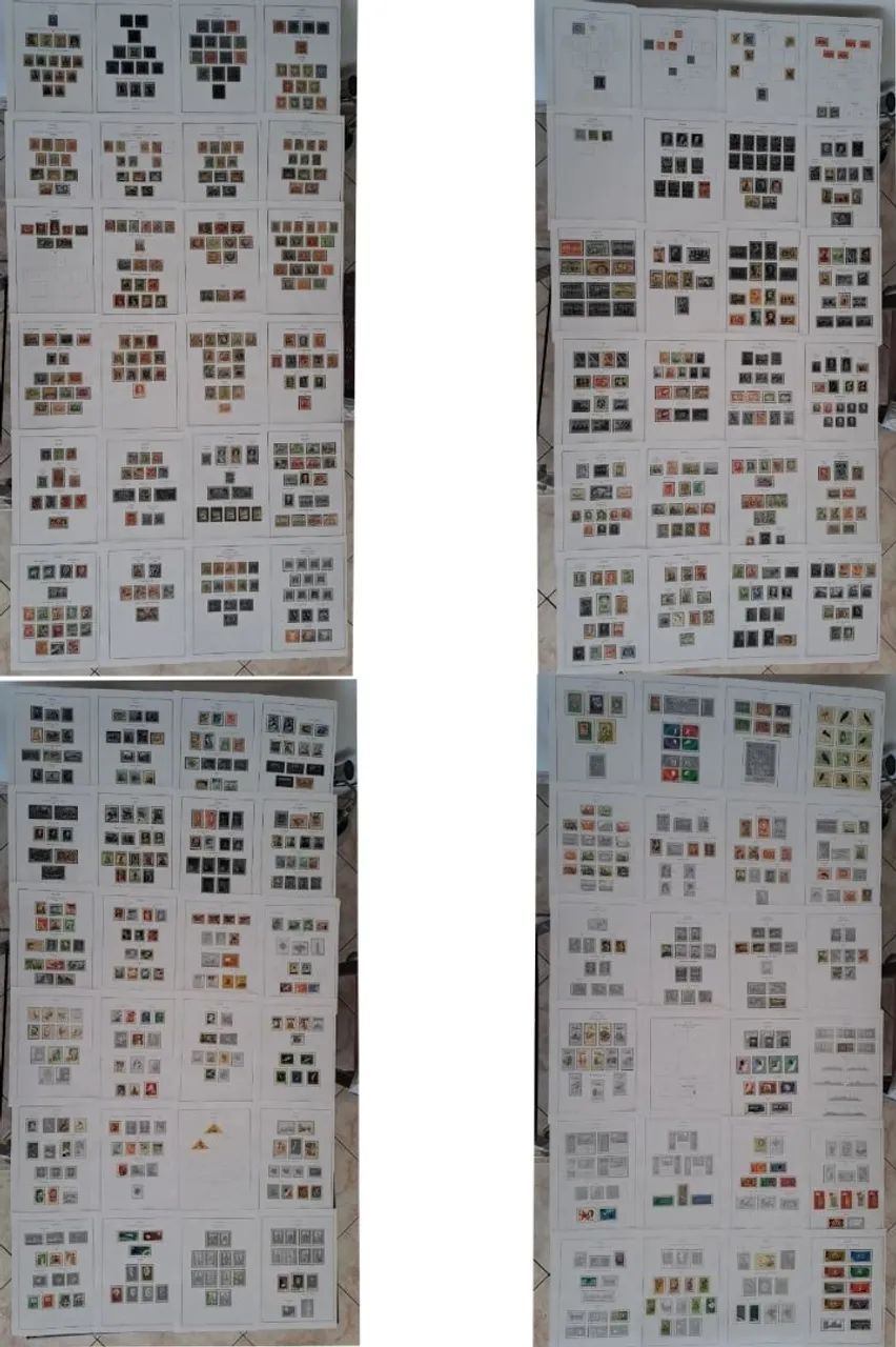 MT 2000 Selos + 64 Blocos + Álbum + Classificador Grande Polônia já Classificados!!! - Foto 2