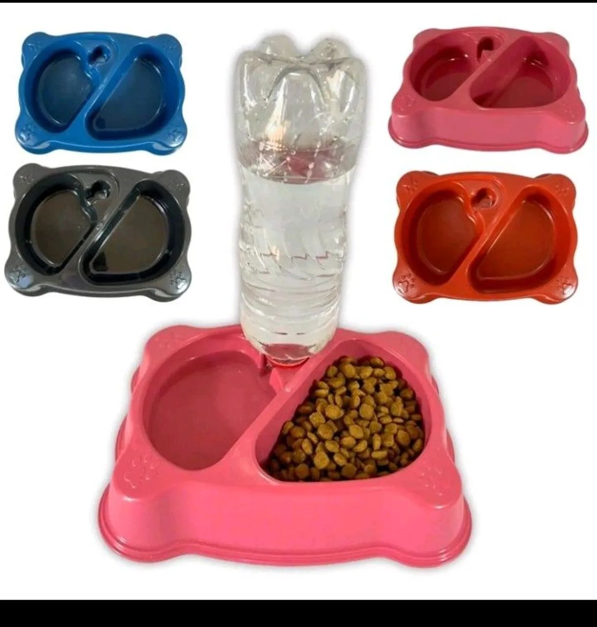 Bebedouro/Comedouro para Cães e Gatos - Antivazamento - Foto 3