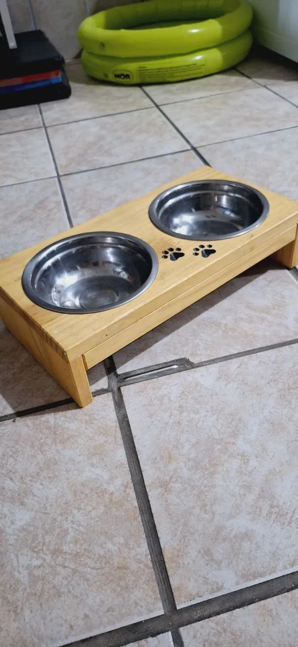 Comedouro e  bebedouro para  cães  pequenos ou  gatos - Foto 5