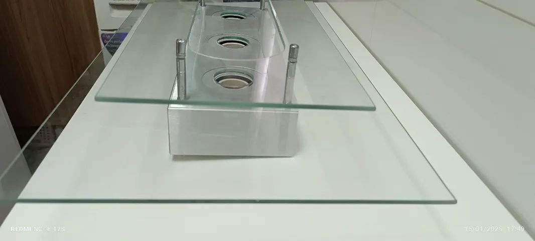 Lustre Sala Quarto Cozinha Branco Para 3 Lampadas 110v/220v (bivolt) Branco - Foto 3