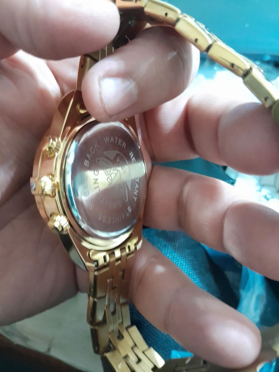 Relógio Breitling Chronomat Gold - Foto 5