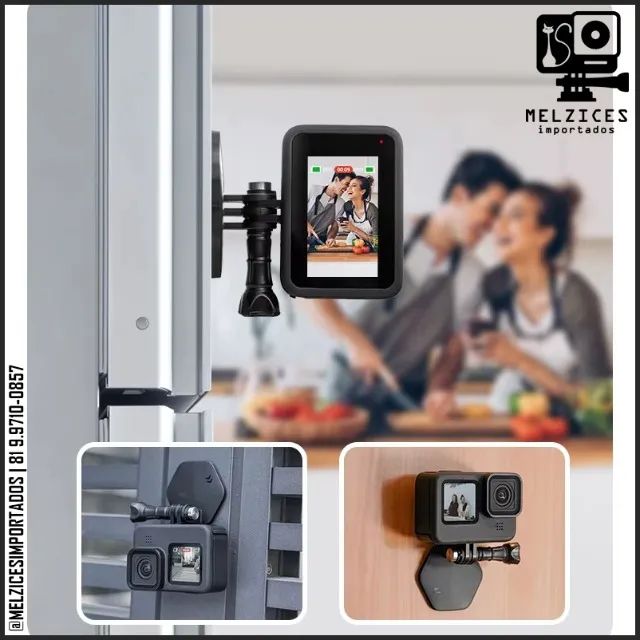 Telesin Kit Magnético Colar | Suporte Acessórios | Adesivo Nano Cola - Foto 5
