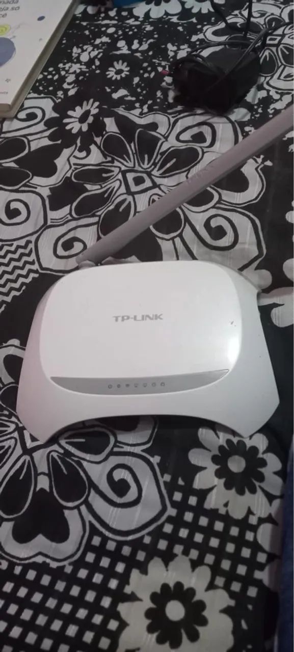 Roteador TP-Link 1 antena - branco - cabo