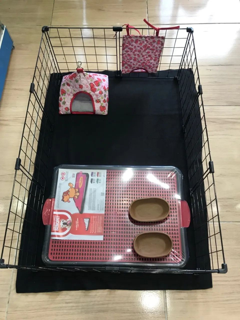 Cercadinho para porquinho da Índia 10 telas  - Foto 3