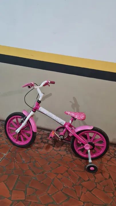 Bicicleta Caloi aro 16 com rodinha removível.  - Foto 2
