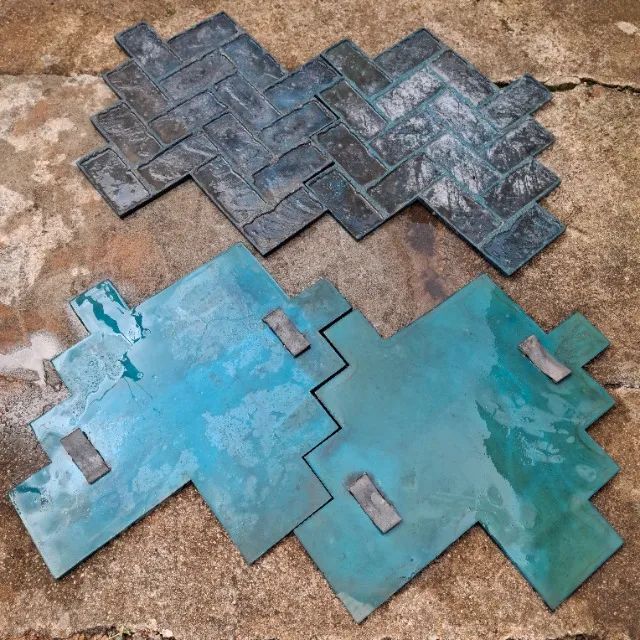 Jogo de forma tijolinho 6 peças seminovo  - Foto 2