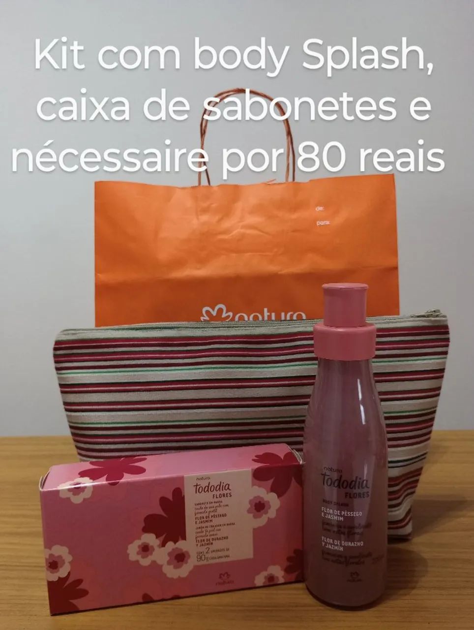 Kit Body Splash, Hidratante e Necessaire Natura - Foto 6