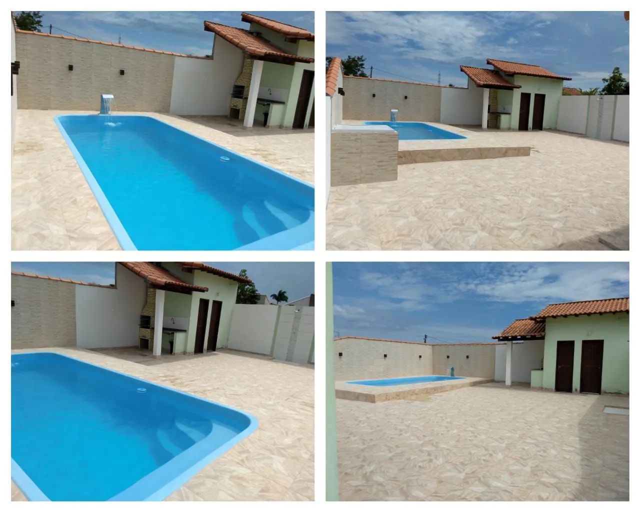 Fim de semana s/feriado 1.000(sex 10h/dom 18h)-casa araruama com  piscina e churrasqueira