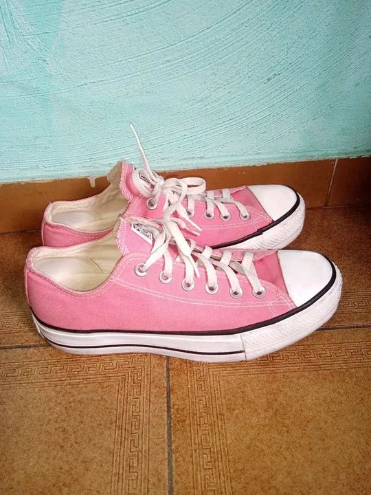 Converse All Star Rosa Plataforma - 39 - Foto 3