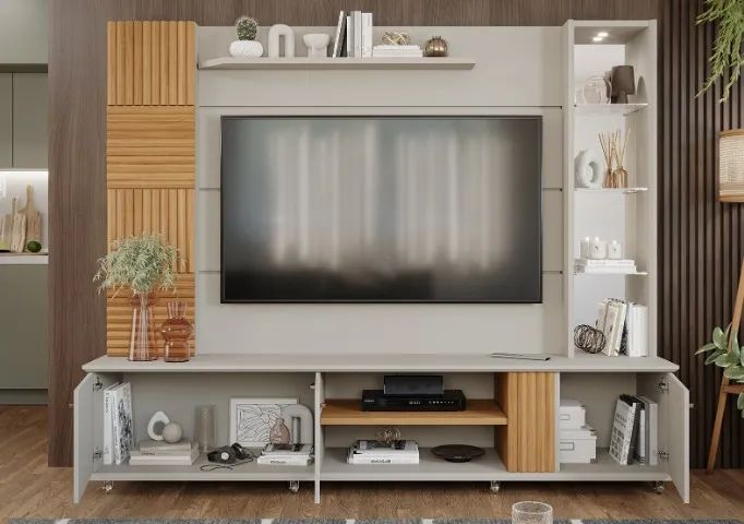 Home Riviera 100% MDF Para TV Ate 60" Polegadas - Permobili - Foto 2