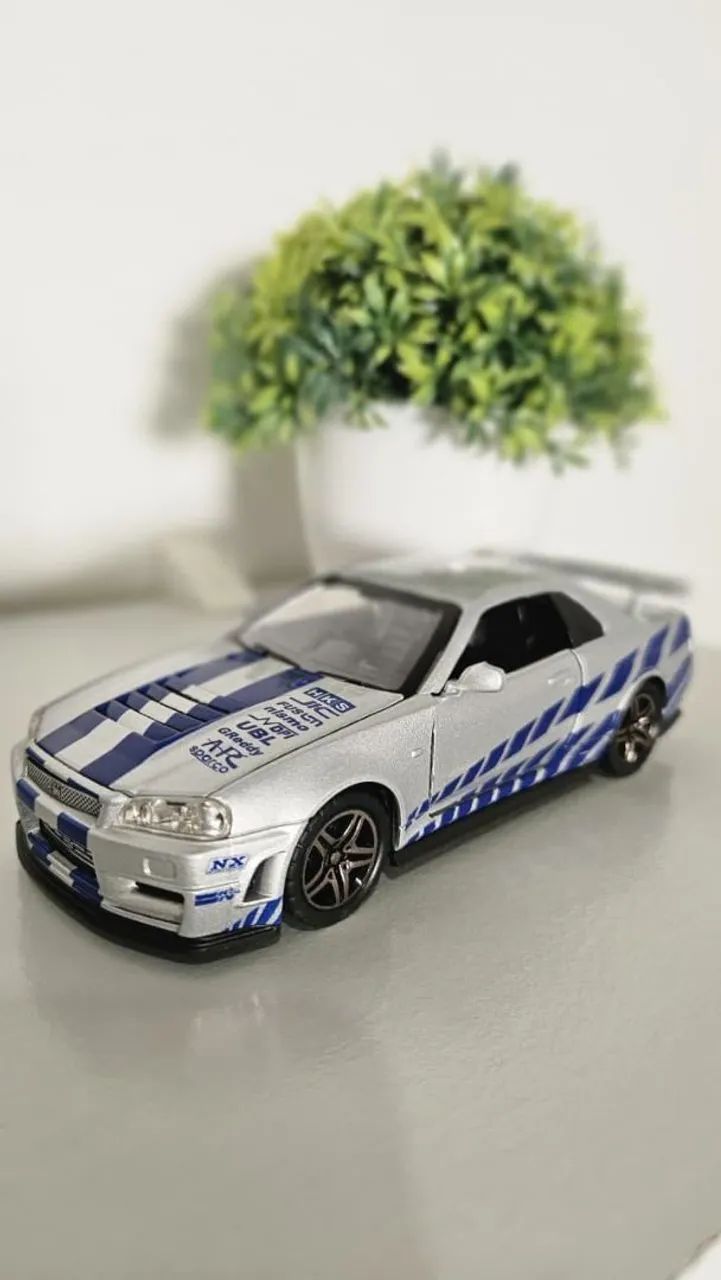Miniatura Nissan Skyline R34 - Brian O?Conner Fast & Furious - Foto 4