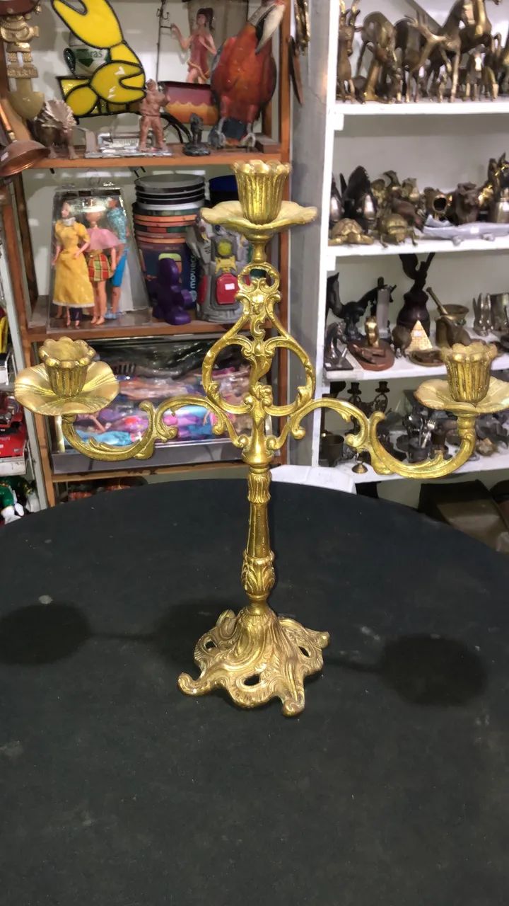Candelabro de bronze