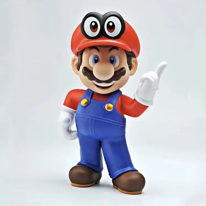 Action Figure Super Mario Odyssey 39cm Gigante Rico Em Detalhes  - Foto 3