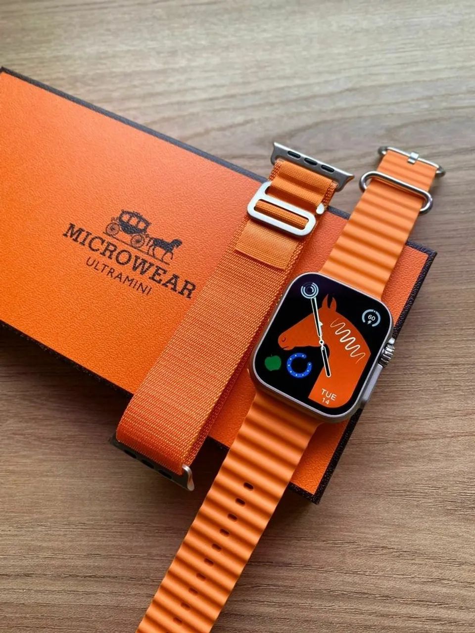 Relógio smartwatch w69 mini digital inteligente - Foto 3