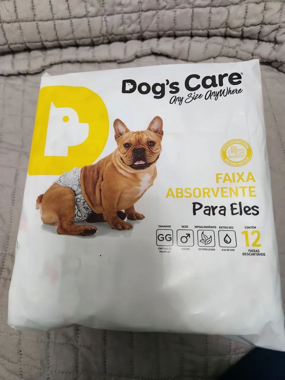Faixa Absorvente para Cães - Tamanho GG