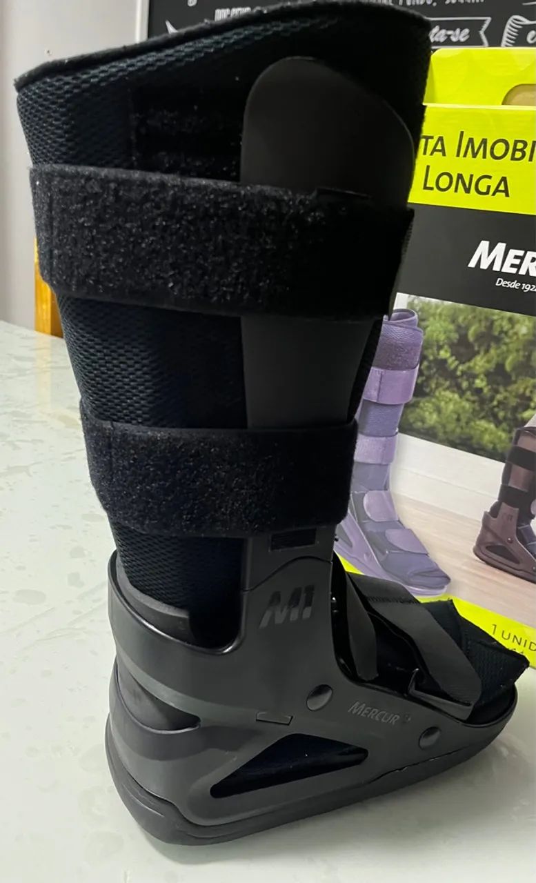 Bota imobilizadora Mercury seminova e higienizada (Robofoot) Longa - Tamanho M