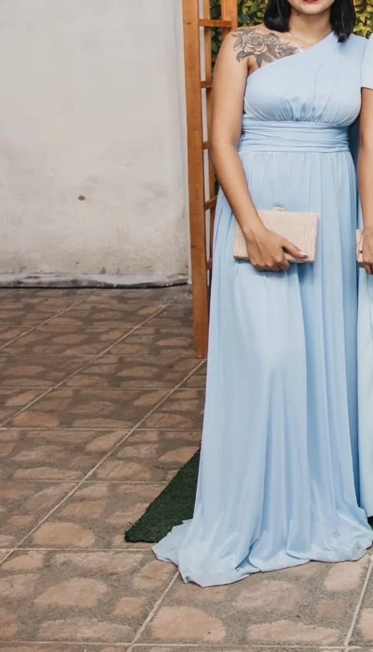 Vestido Longo Azul - Elegância e Sofisticação - Foto 2