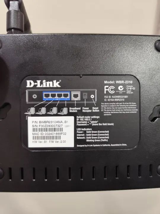 Roteador Wireless D-Link64231147715203122