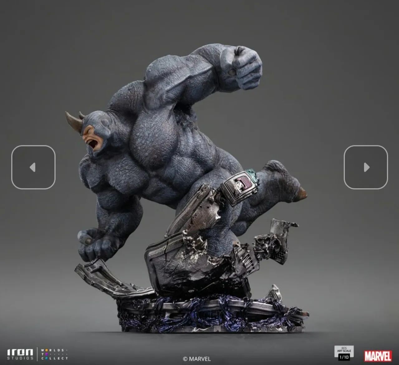 Rhino Spider-man vs Villains Iron Studios - Foto 5